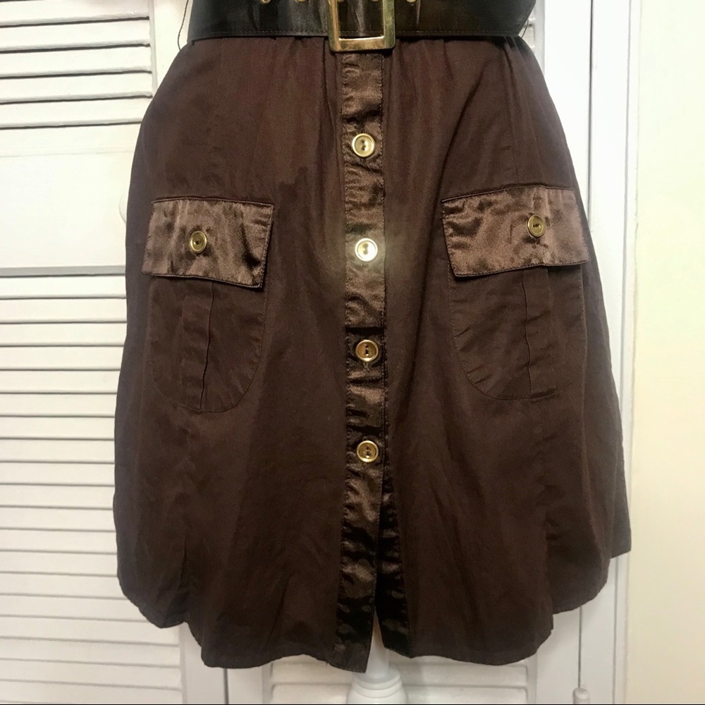 Vintage Brown Shirtdress by Speechless - Picture 3 of 5
